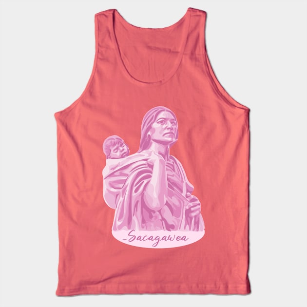 Sacagawea Portrait Tank Top by Slightly Unhinged